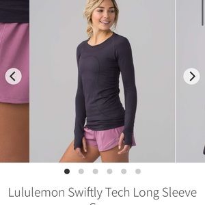ISO boysenberry long sleeve swiftly size 4